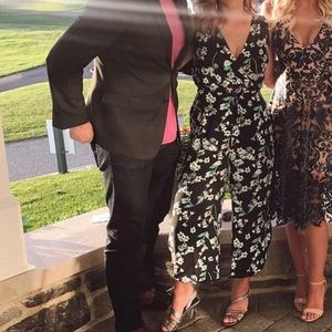 Tahari Floral Jumpsuit / Romper